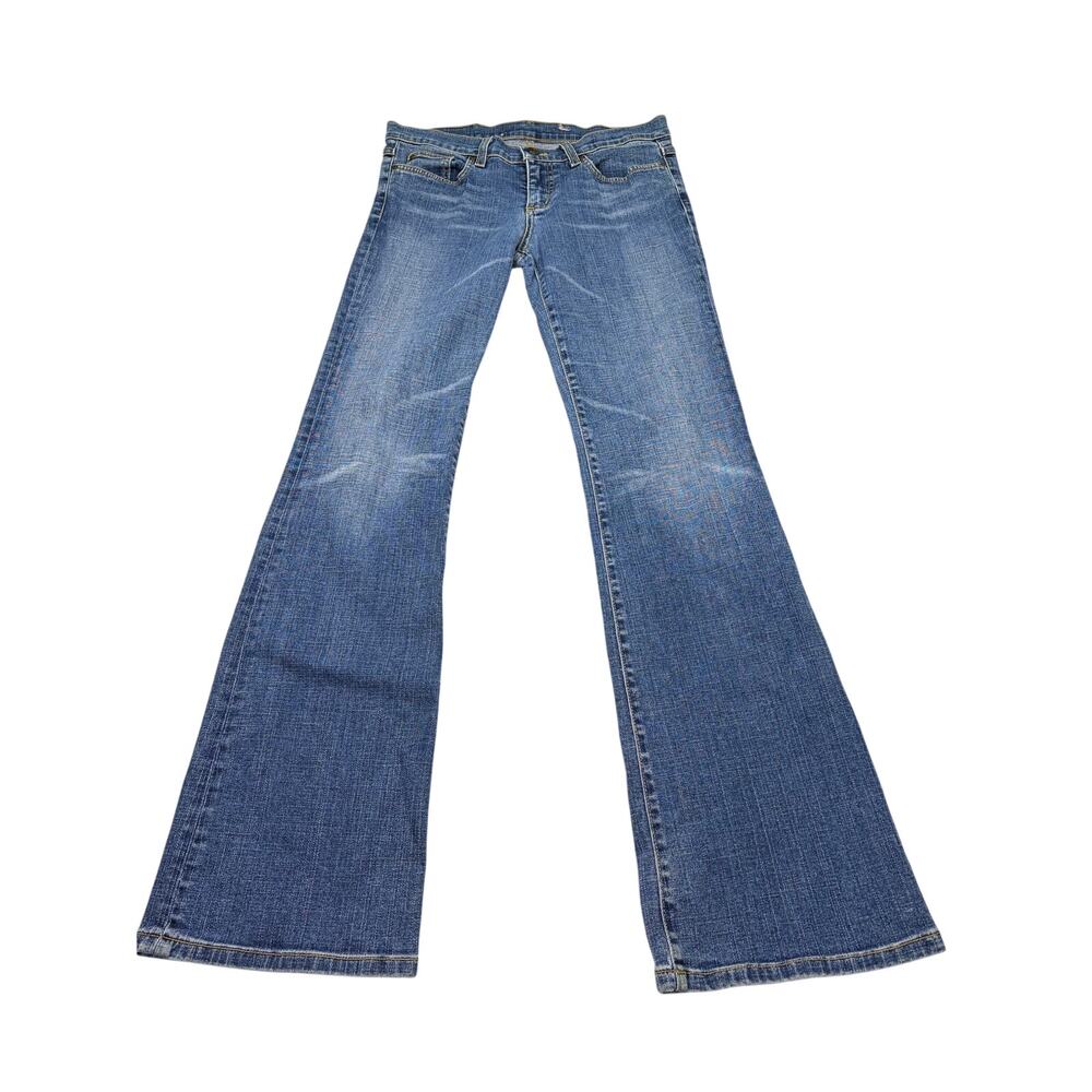 VTG Y2K Bebe jeans womens low rise bootcut medium wash jeans. Size 25. Retro